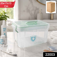 Plastic Medicine Storage Box Ð Secure Locking & Portable Design