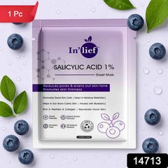 Salicylic Acid 1% Sheet Mask – Clarifies & Refines Pores