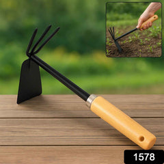 2-in-1 Double Hoe – Carbon Steel Gardening Tool | ToolMate Pro