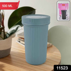 Travel Glass 500ml – Double Wall Steel with Airtight Lid