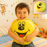 Smiley Face Plush Pillow Cushion – Soft & Cozy 30x30 cm