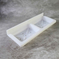 Double Compartment Wall Mounted Soap & Sponge Holder – Space Saver