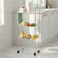 4 Layer Storage Trolley with Wheels – Multipurpose Organizer Cart