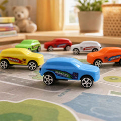 Pull-Back Toy Cars Set of 12 Ð Vibrant & Safe for Kids Under 3