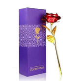 24K Artificial Golden Rose – Elegant Lasting Gift with Box