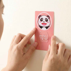 Cartoon Adhesive Wall Hook Ð Strong Hold & No Drilling required