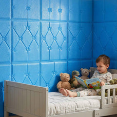Self Adhesive 3D Foam Wall Panel Ð Stylish Cushioned Decor