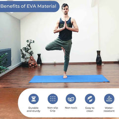 Non-Slip Yoga Mat – Thick, Durable, Portable Exercise Mat