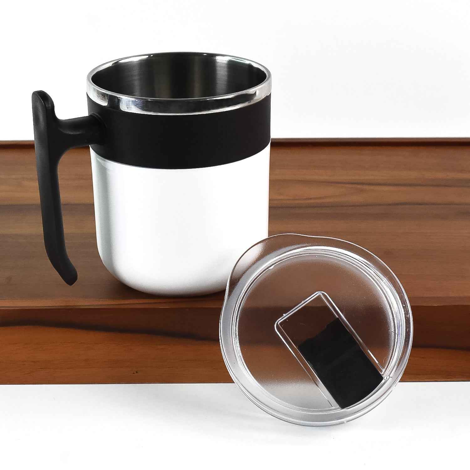 Insulated Mug – 350ml Stainless Steel, Spill-Resistant