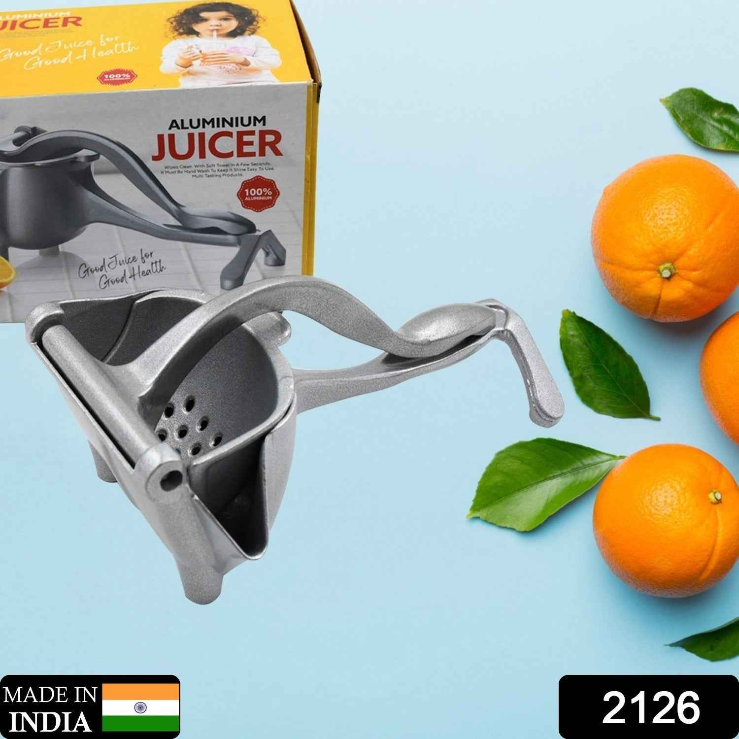 Manual Fruit Juicer – Heavy Duty Aluminium Press | Chef’s Embrace