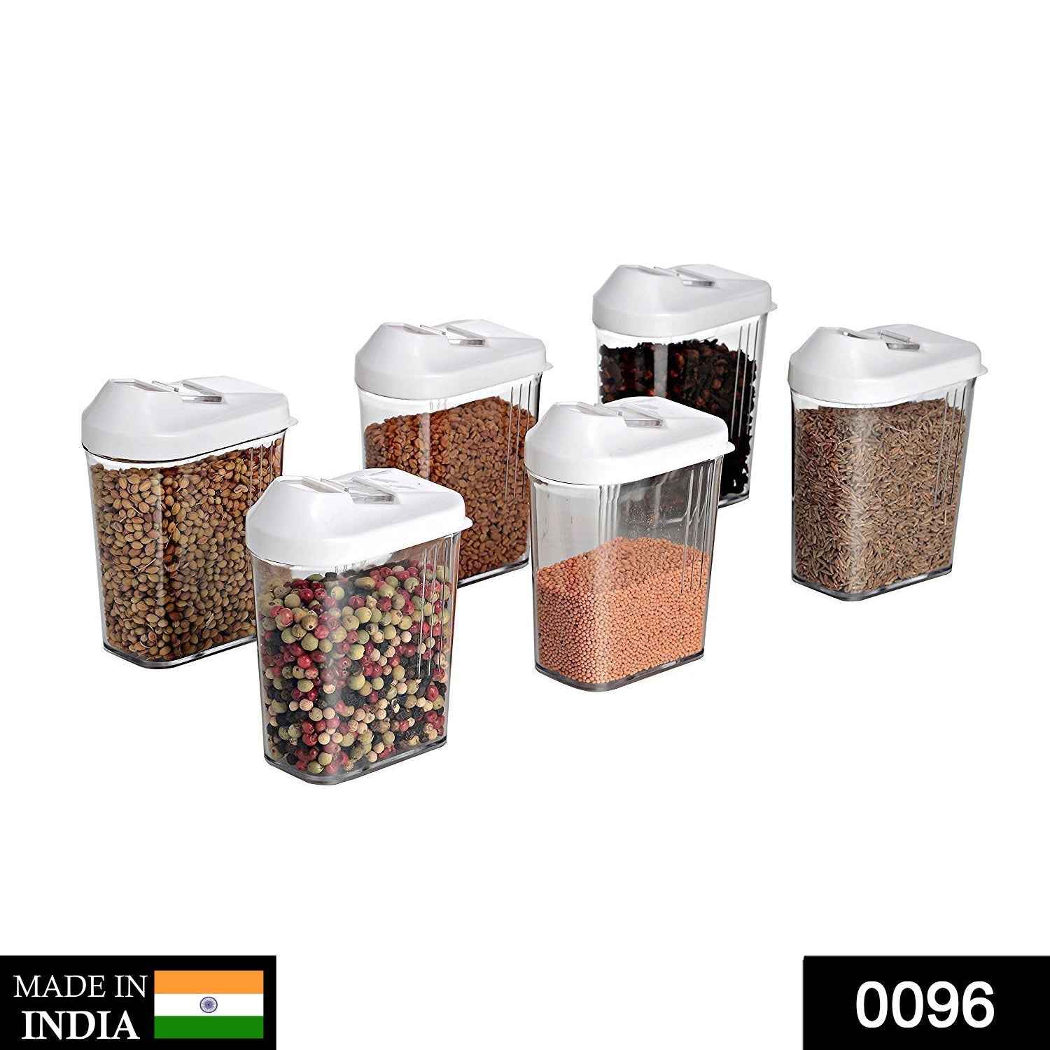 Easy Flow Storage Jar – 750ml Set of 6 | Organivo