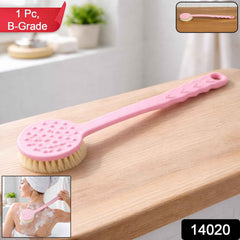 Back Scrubber – Long Handle & Soft Bristles | Velvet Wipe