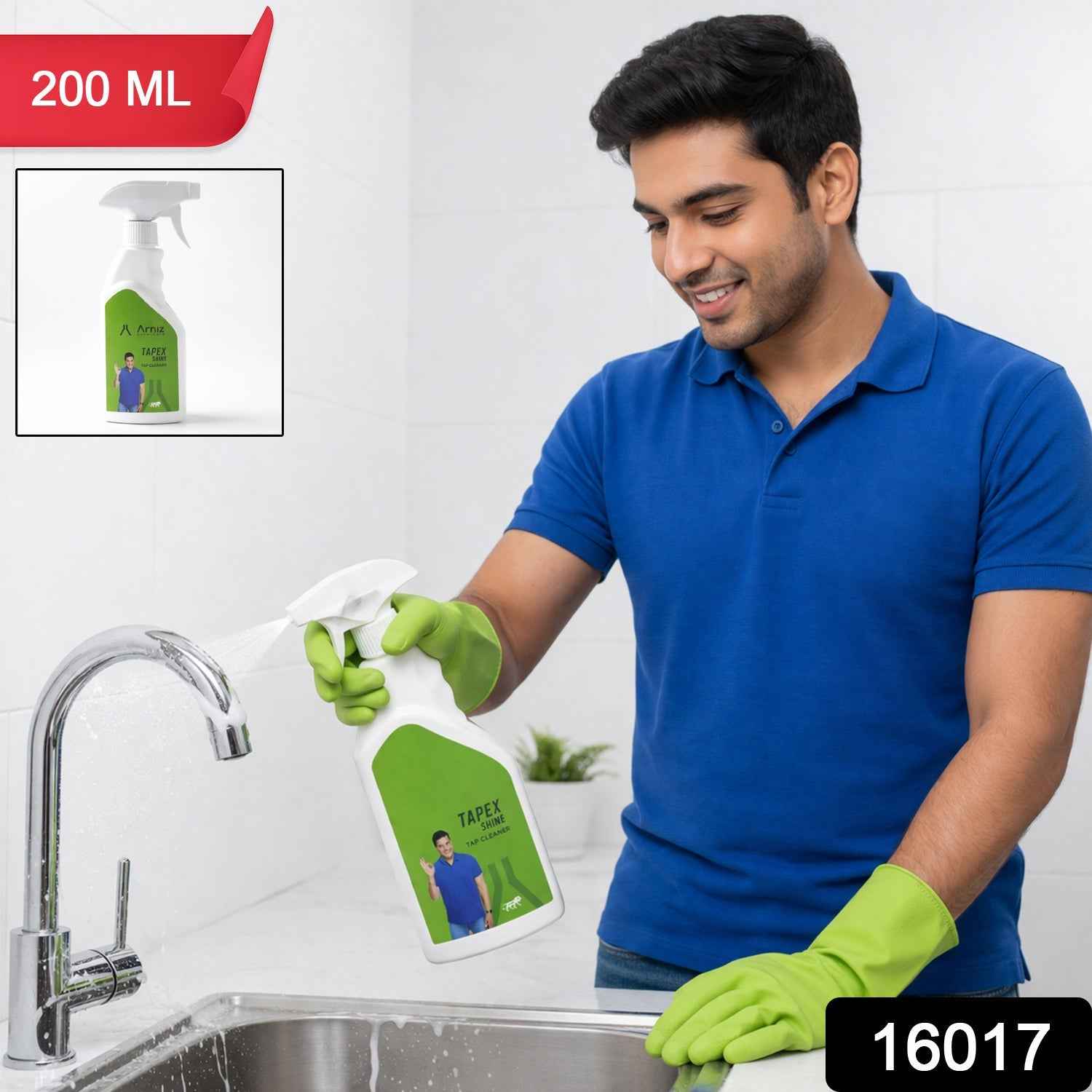 Multipurpose Tap Cleaner Spray Ð Removes Tough Stains & Builds Shine