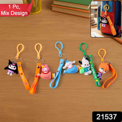 Cartoon Character Bag Charm Keychain – Cute Clip-On Accessory