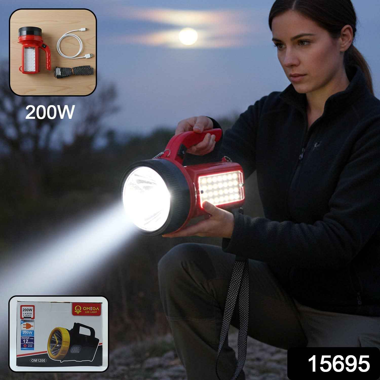 Rechargeable LED Torch – High Power & Emergency Light Panel