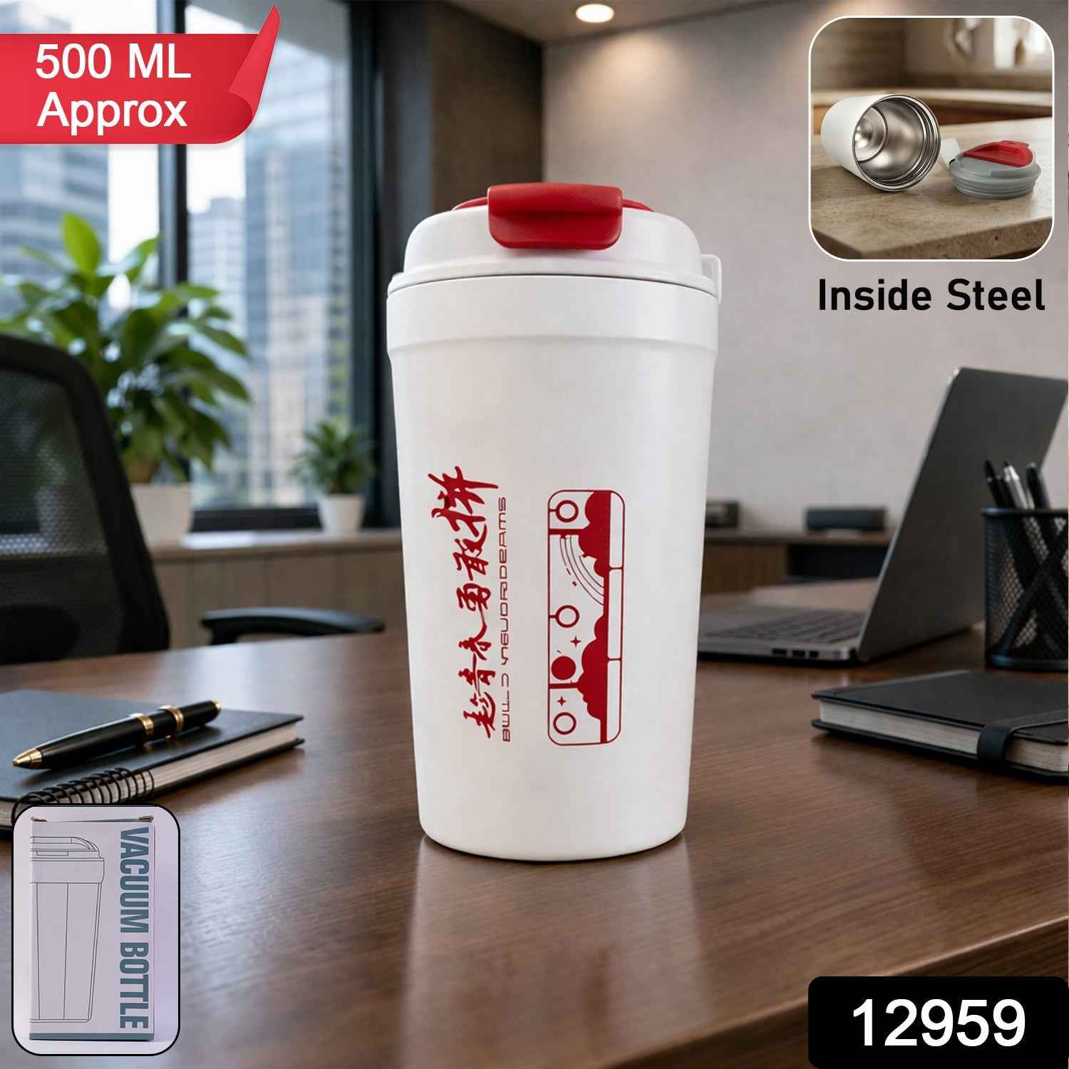 Vacuum Insulated Travel Mug – Keeps Beverages Hot & Cold