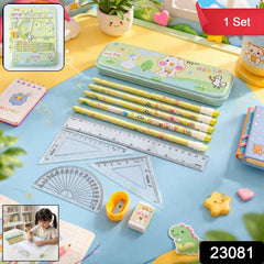 Cartoon Geometry Box Set – Fun & Organised School Supplies