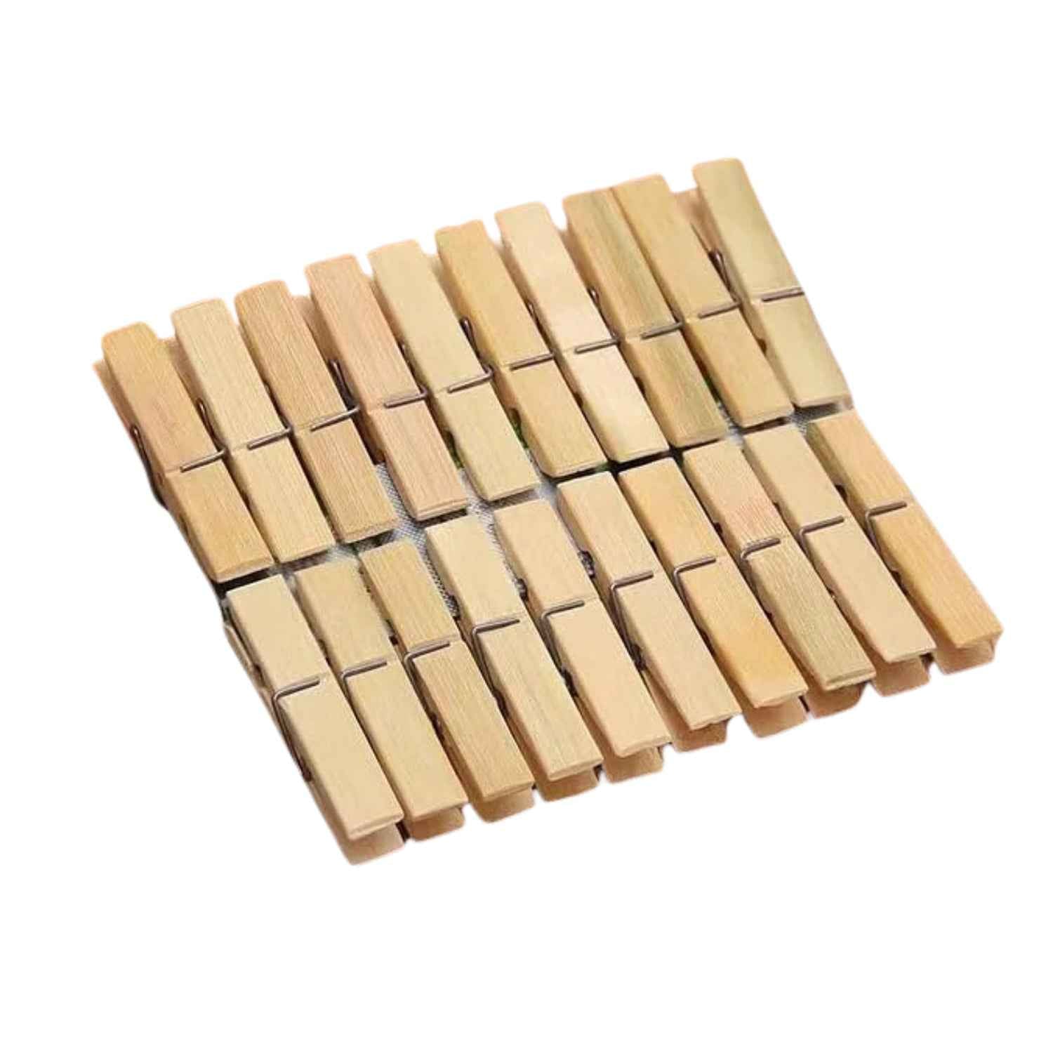 Wooden Clothespins – Heavy-Duty Laundry & Craft Clips | BathNova