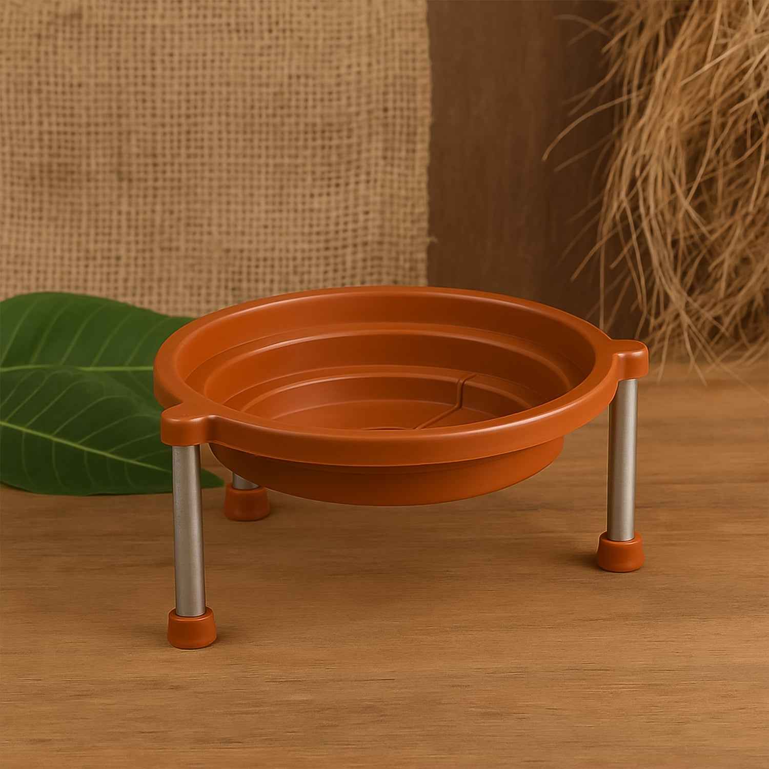 Matka Stand – Durable Plastic Multipurpose 21cm | Plant Edge
