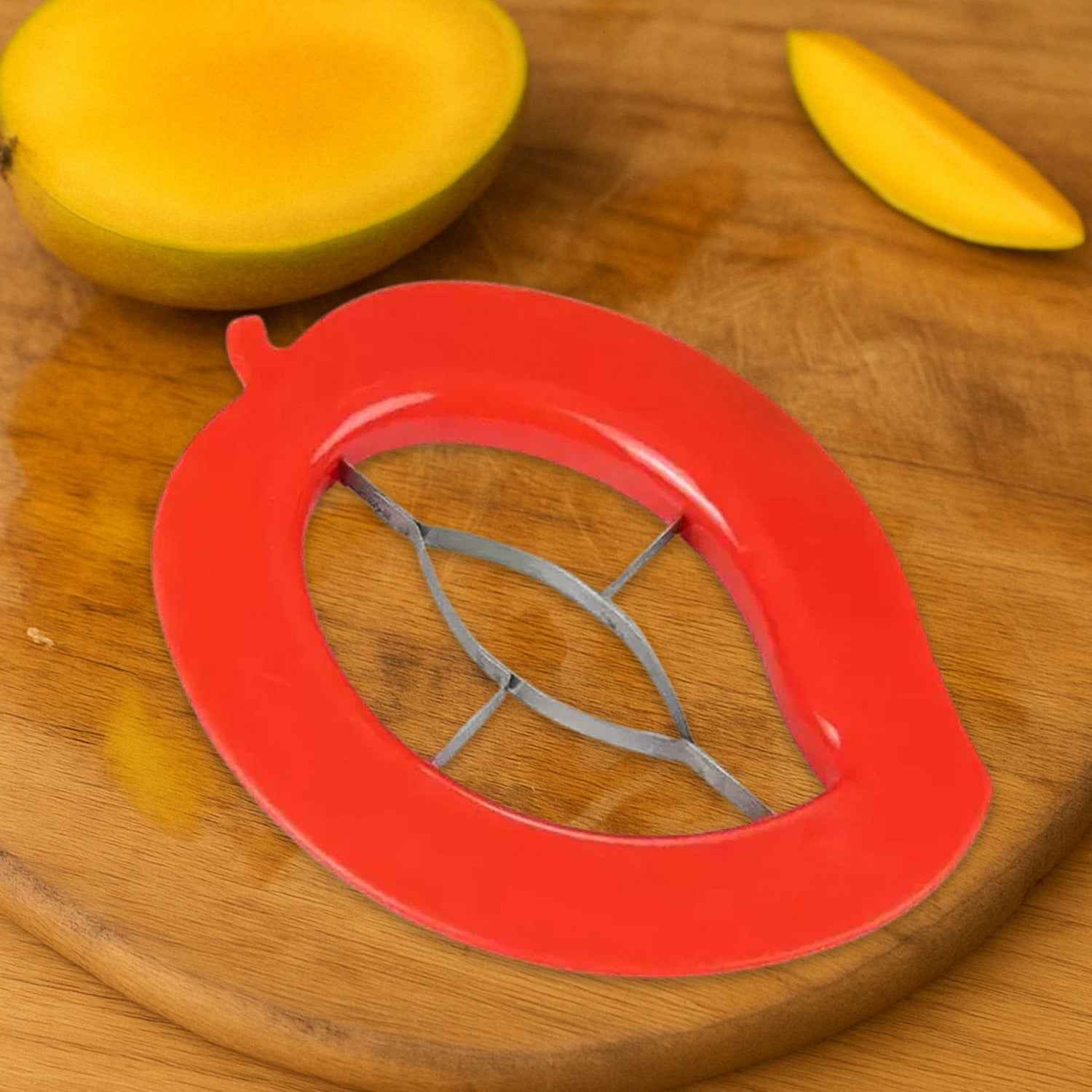 Mango Cutter – Stainless Steel Slicer & Pit Remover Tool | Quickslice