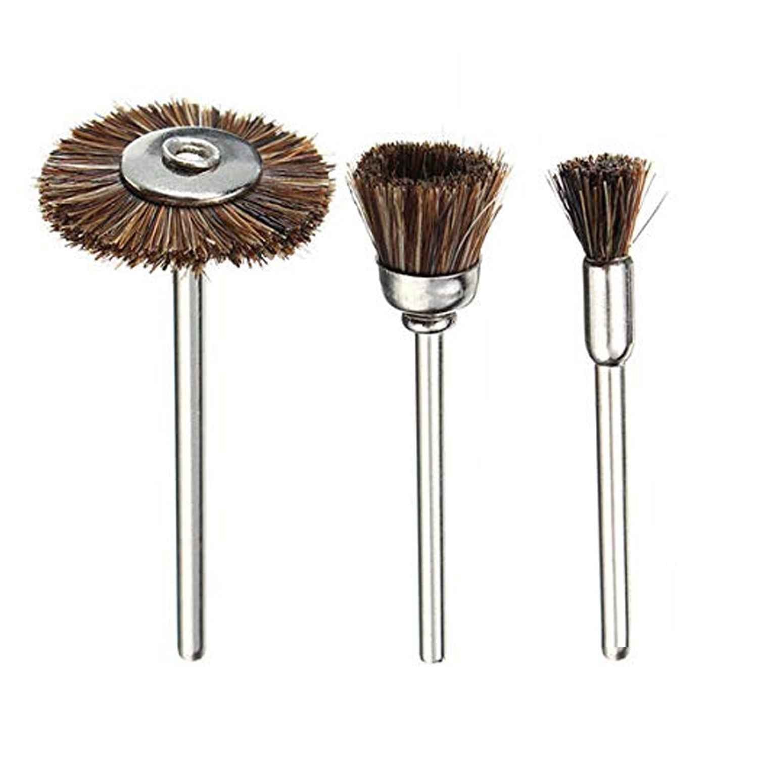 Brass Wire Wheels – 3-Pc Rust & Metal Cleaning Set | ToolMate Pro