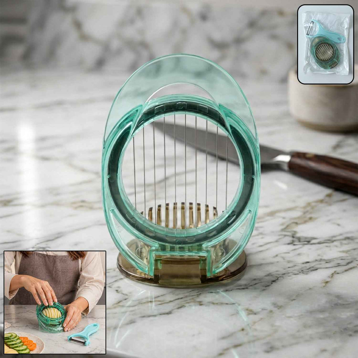 Vegetable Cutter & Slicer Set Ð Quick & Precise Kitchen Tool