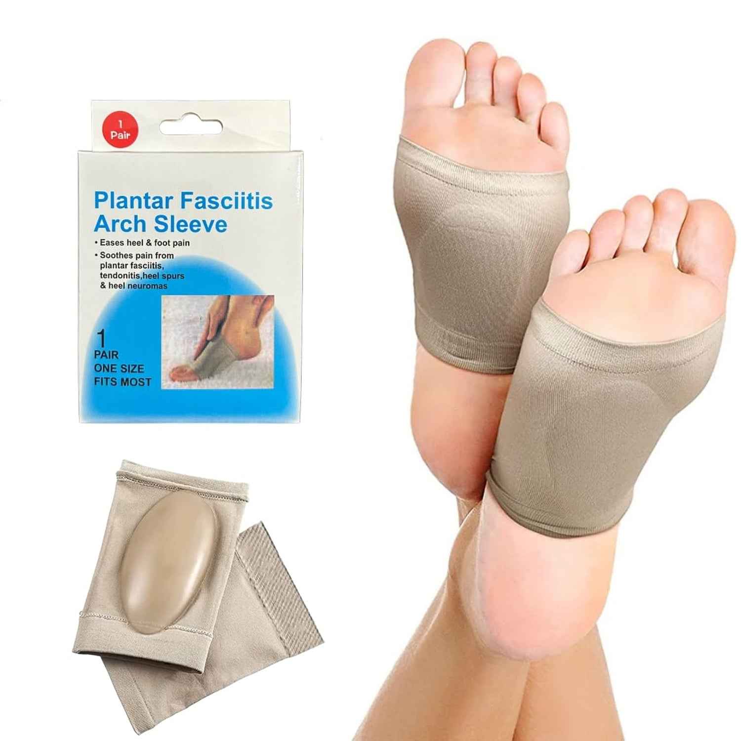 Arch Support Sleeve – Flat Feet & Plantar Fasciitis Relief | Velvet Wheels