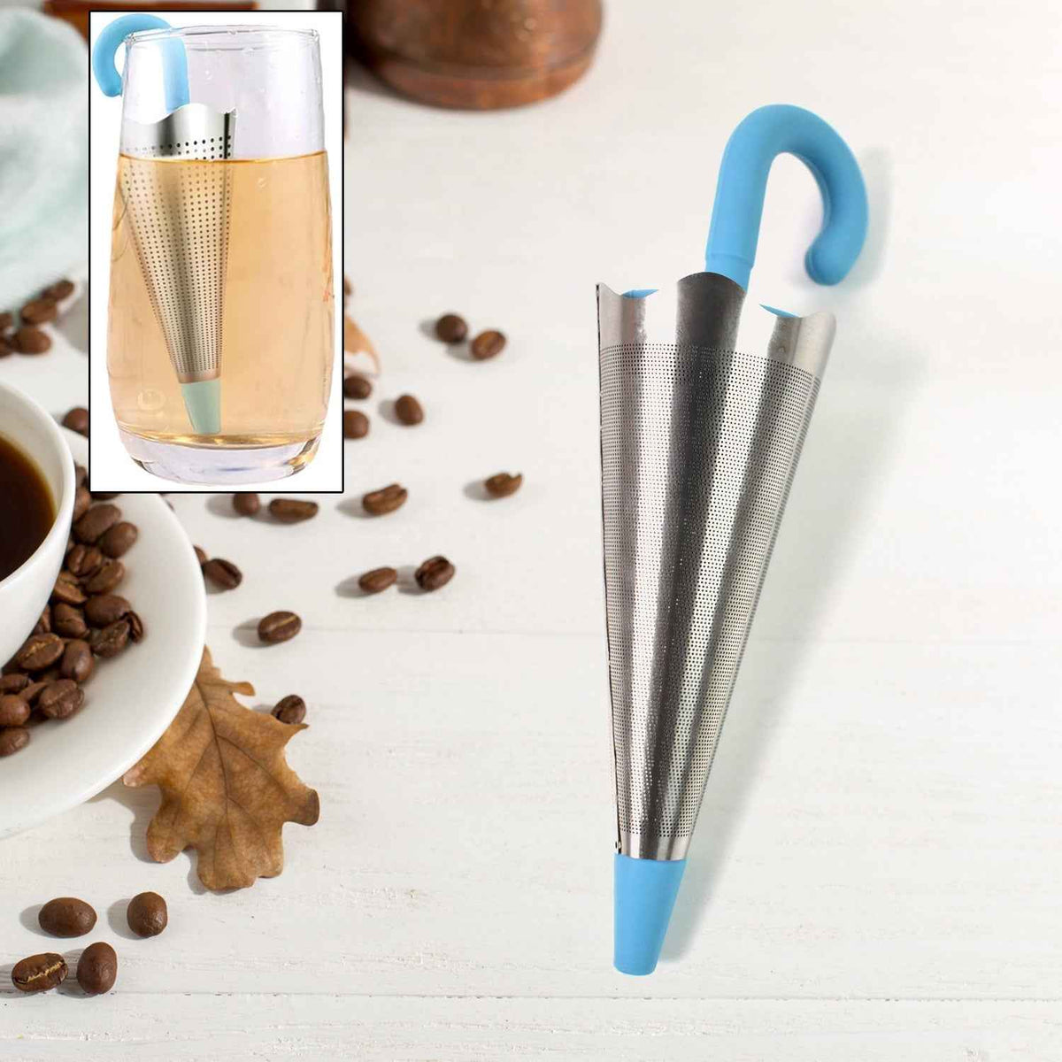 Umbrella Tea Strainer – Cute Silicone Infuser for Loose Leaf | Siplix