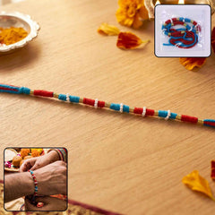 Handmade Pearl Beaded Rakhi Ð Elegant Traditional Gifting