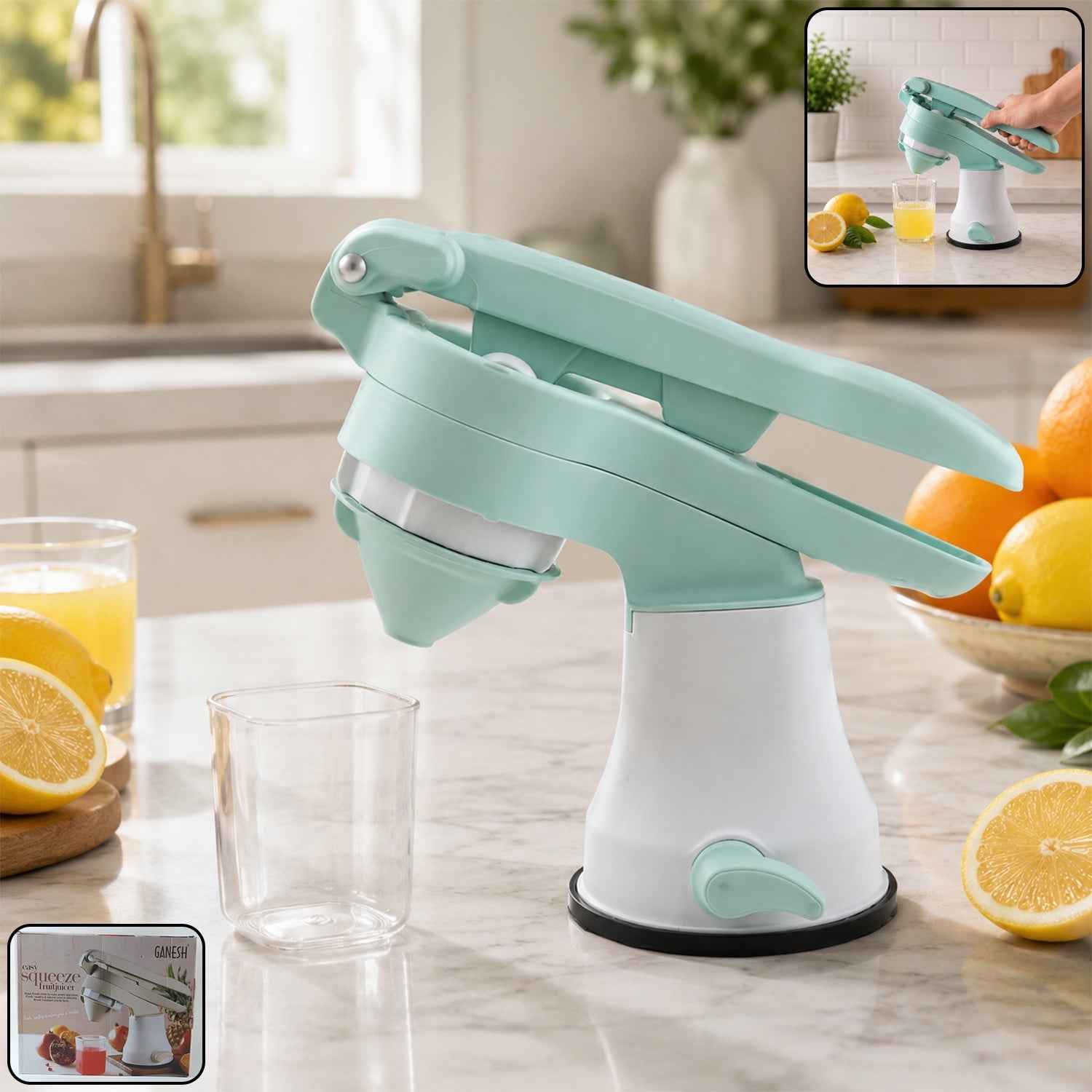 Manual Citrus Juicer Ð Effortless Hand Press for Fresh Juice