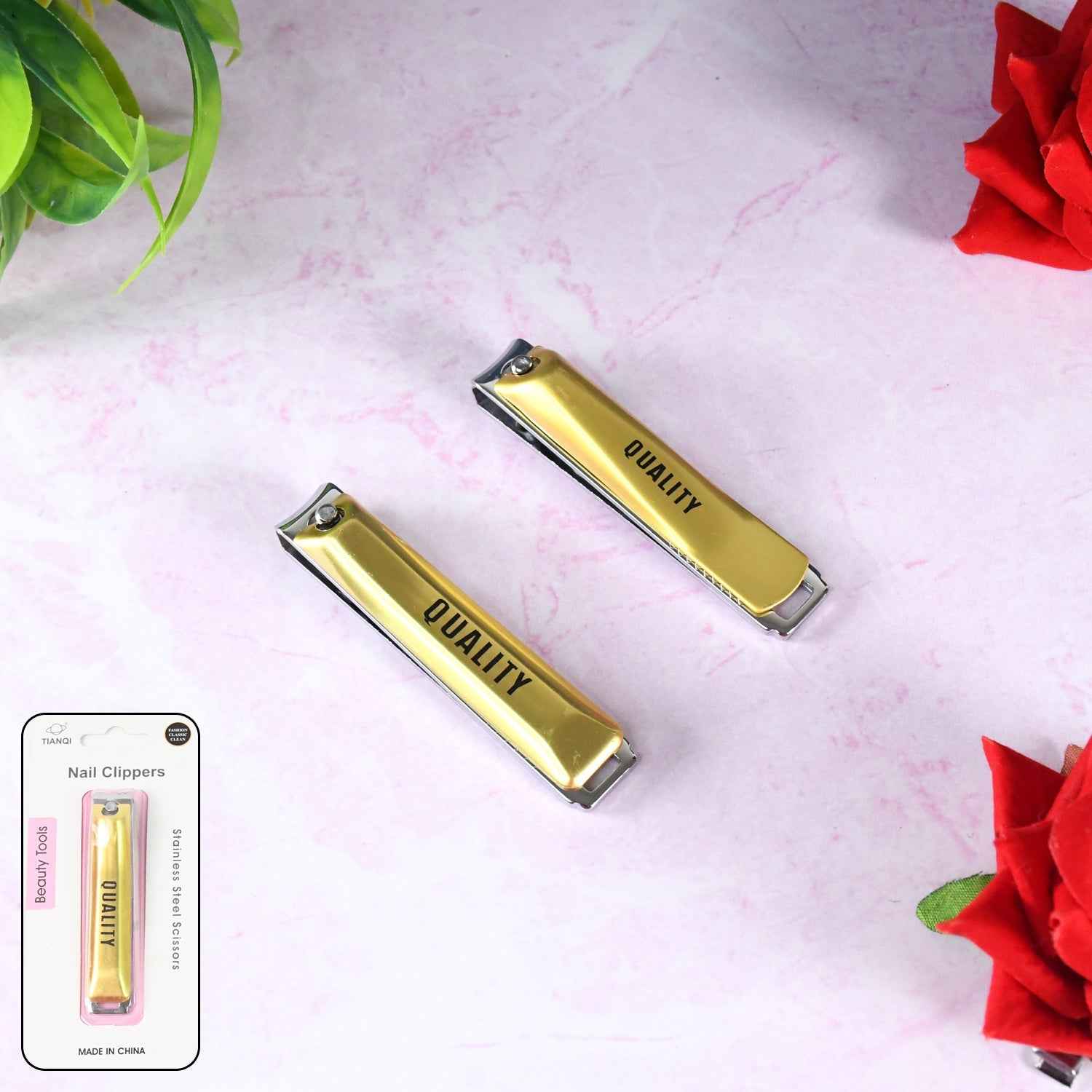 Folding Nail Clippers – Portable Stainless Steel with File | AuriGlam