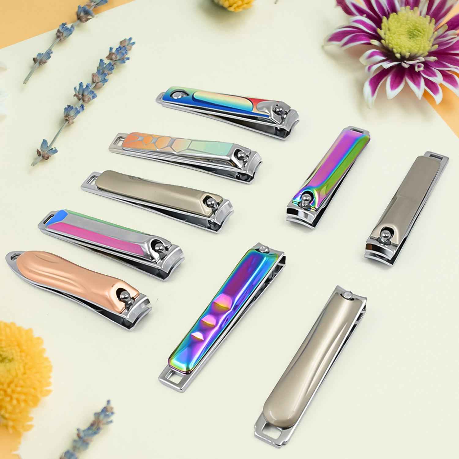 Folding Nail Clippers – Portable Stainless Steel with File | AuriGlam
