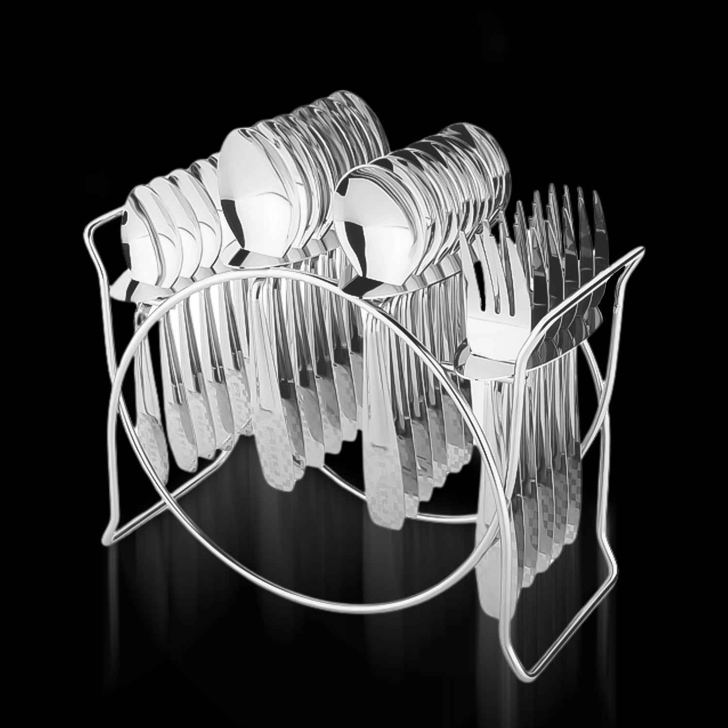 Stainless Steel Cutlery Set – Durable 24-Piece Dining Essentials