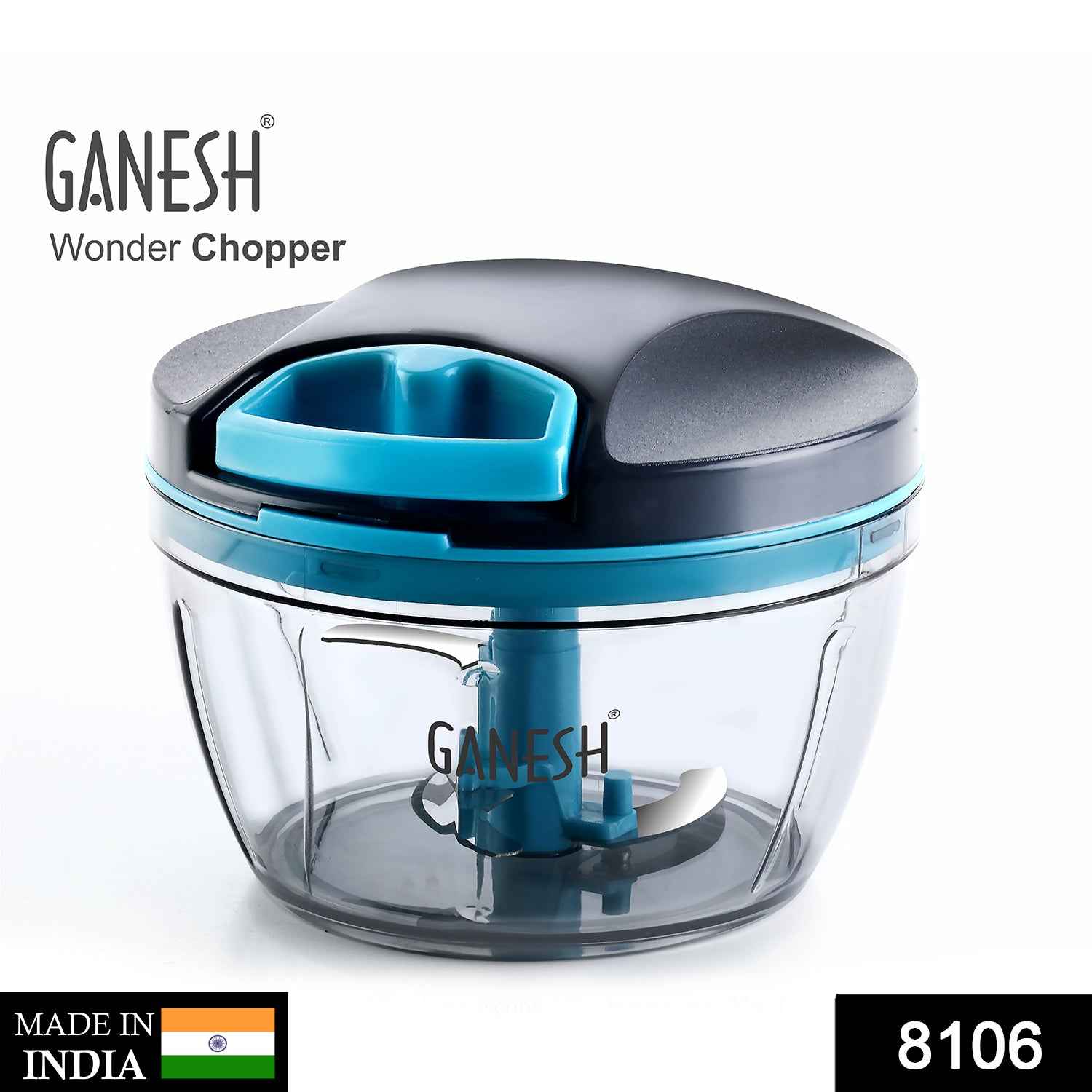 Hand Chopper 470ml – Tear-Free & Efficient | Ganesh Wonder