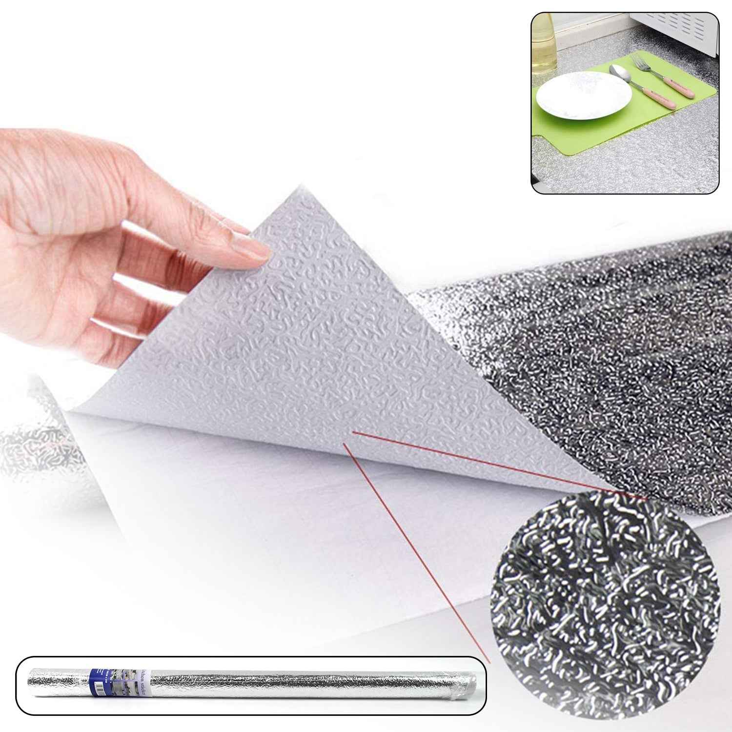 Aluminium Kitchen Foil – Oil-Proof Sticker Roll | CookAura