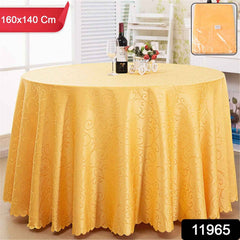 Reusable Polyester Table Cloth – Thick, Waterproof, and Washable (160×140 cm)