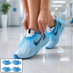 Disposable Shoe Covers Ð Waterproof & Elastic Fit for Hygiene