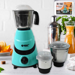 Mixer Grinder 550W with 3 Stainless Steel Jars – Powerful & Durable