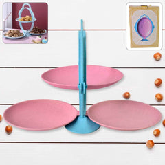 Foldable Fruit Plate Ð Space-Saving Multi-Use Kitchen Organizer