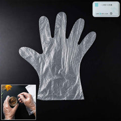 Disposable Plastic Gloves Ð Pack of 100 for Kitchen & Food Handling