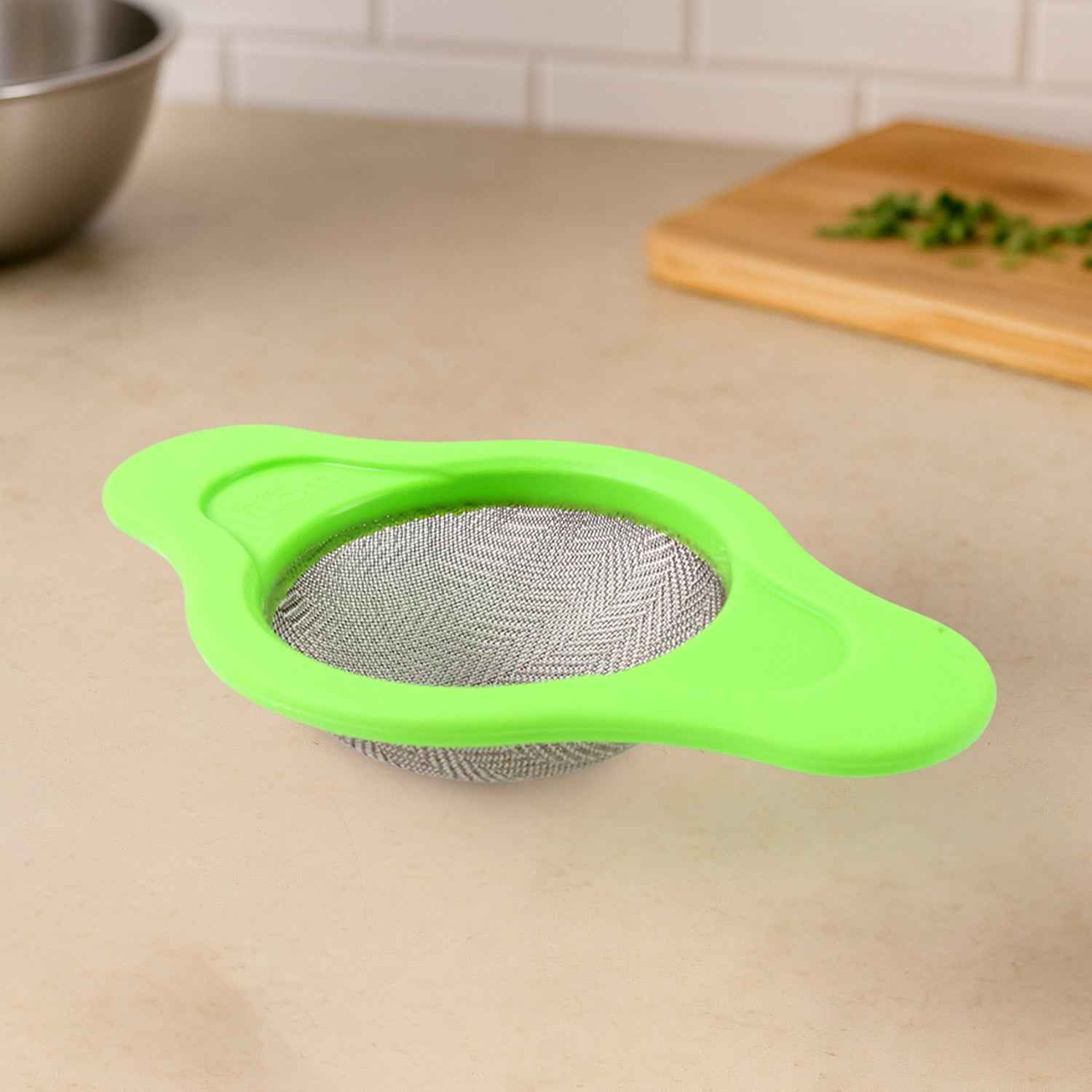 Stainless Steel Mesh Strainer – Durable Dual Handle Design