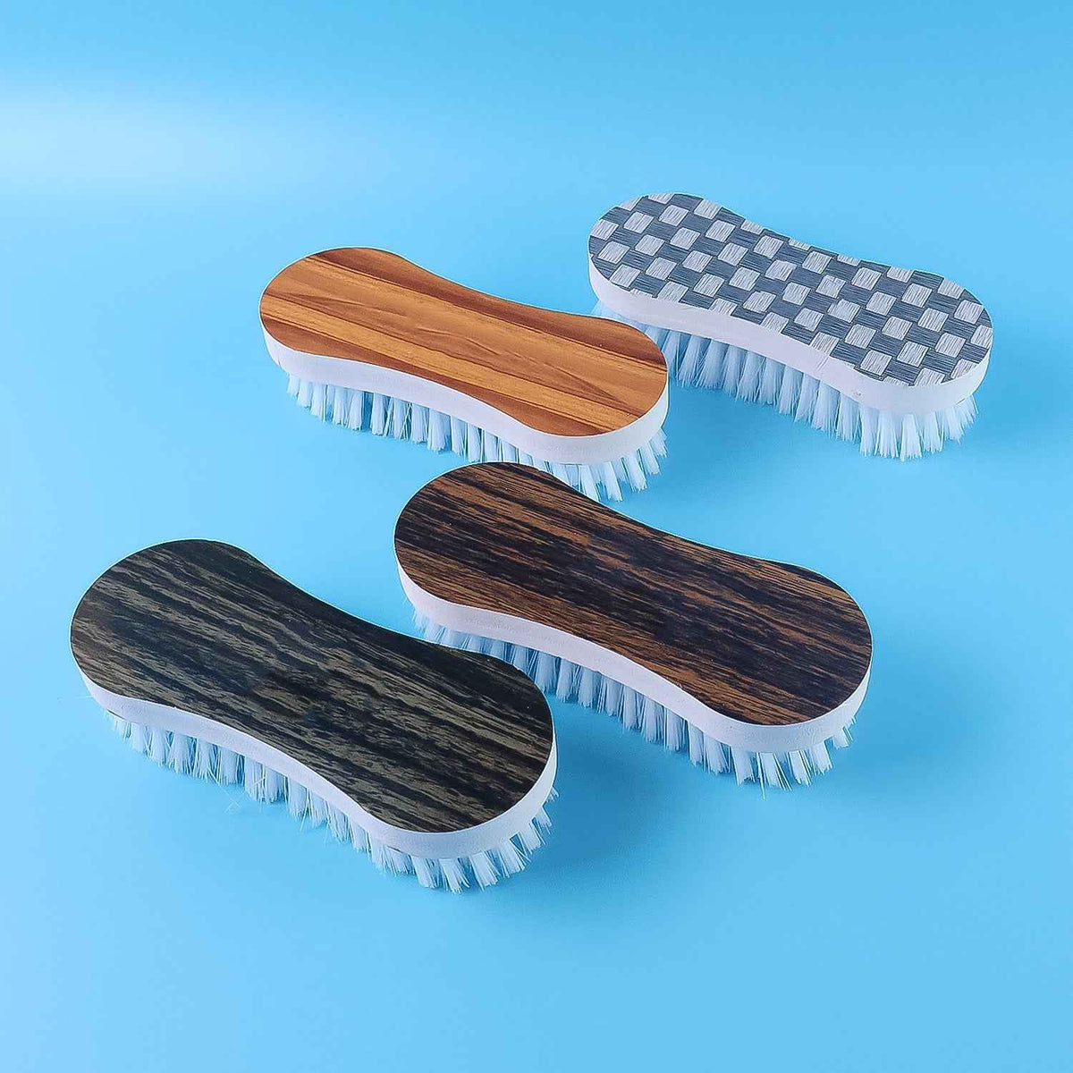 Cloth Washing Brush Set – Ergonomic 4-Piece Laundry Cleaner