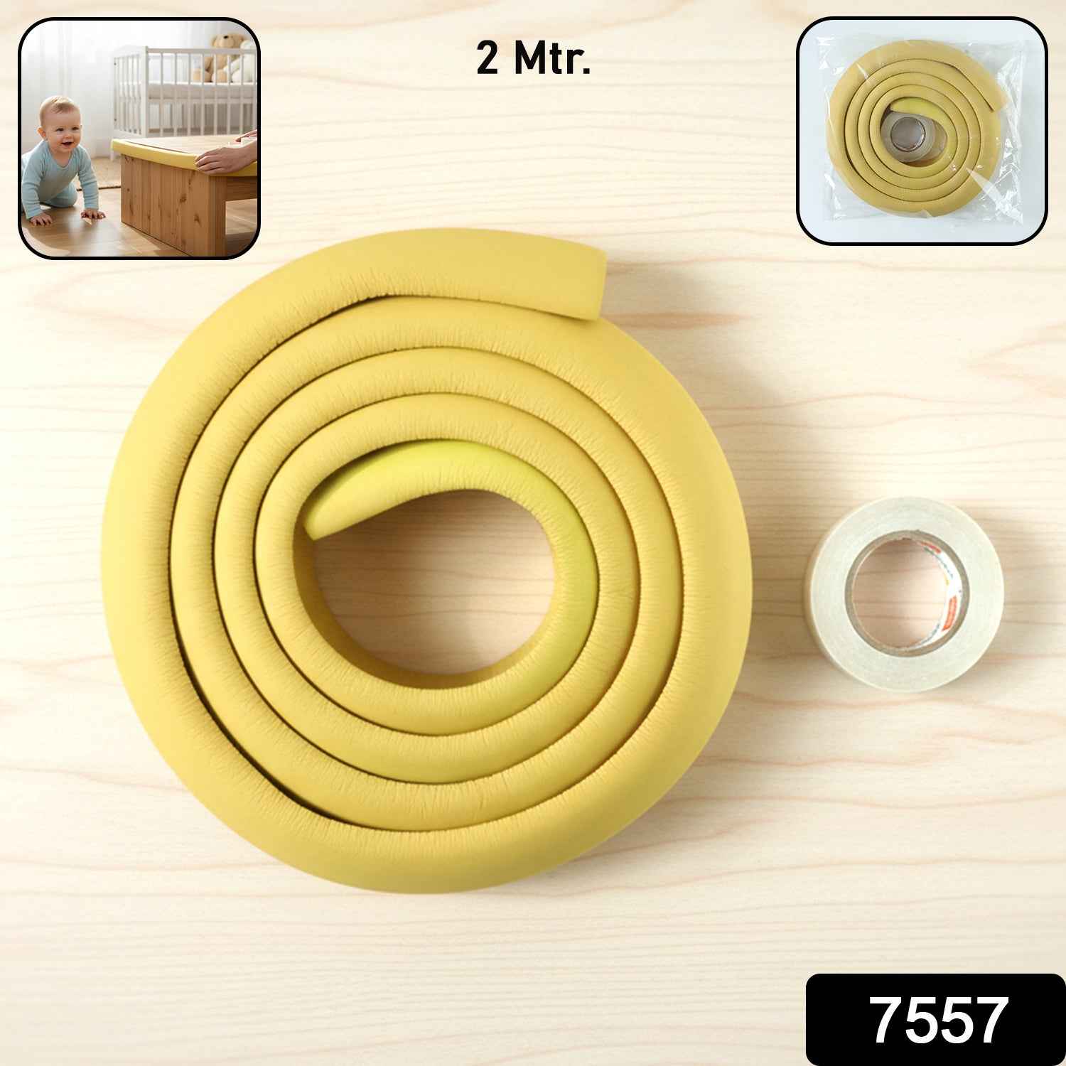 Baby Corner Protector – Soft Rubber Safety Bumper |