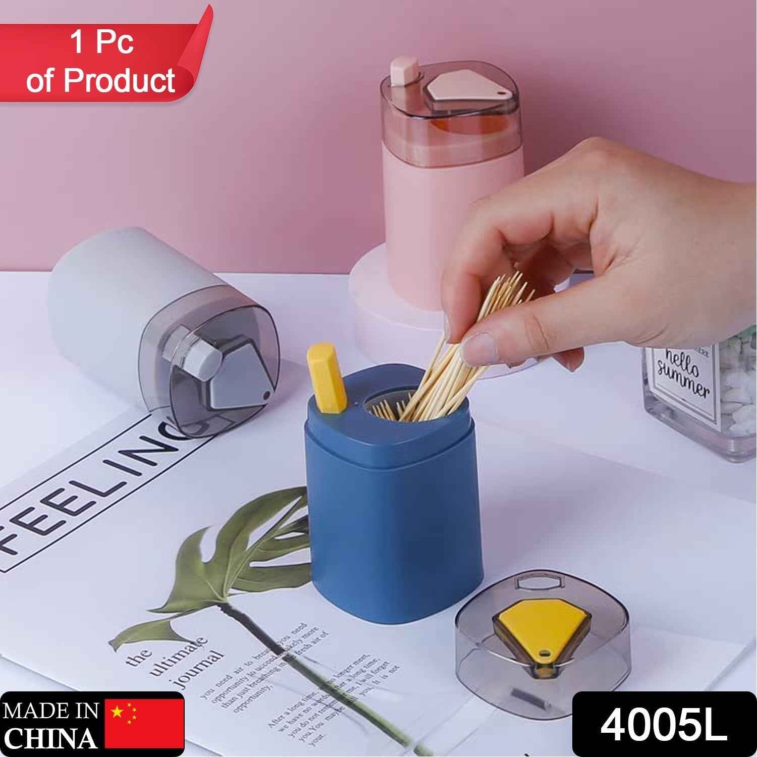 Automatic Toothpick Dispenser – Pop-Up Holder for Kitchen | Tidy Table