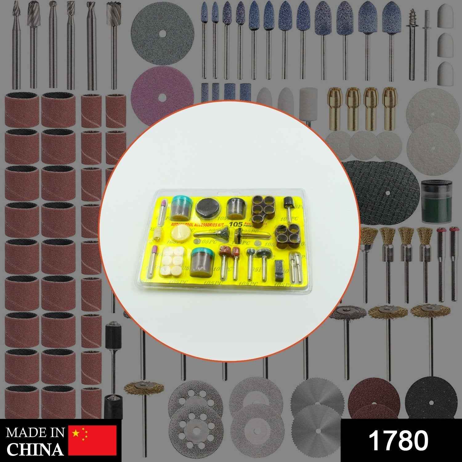 Rotary Tool Accessories Kit – 105-Piece Versatile Set | BoltForce