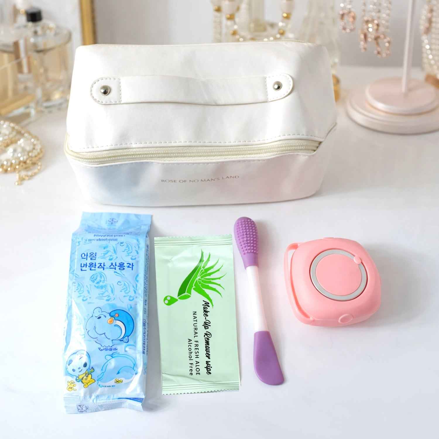 Women Travel Hygiene Essentials Combo – Compact & Portable Set