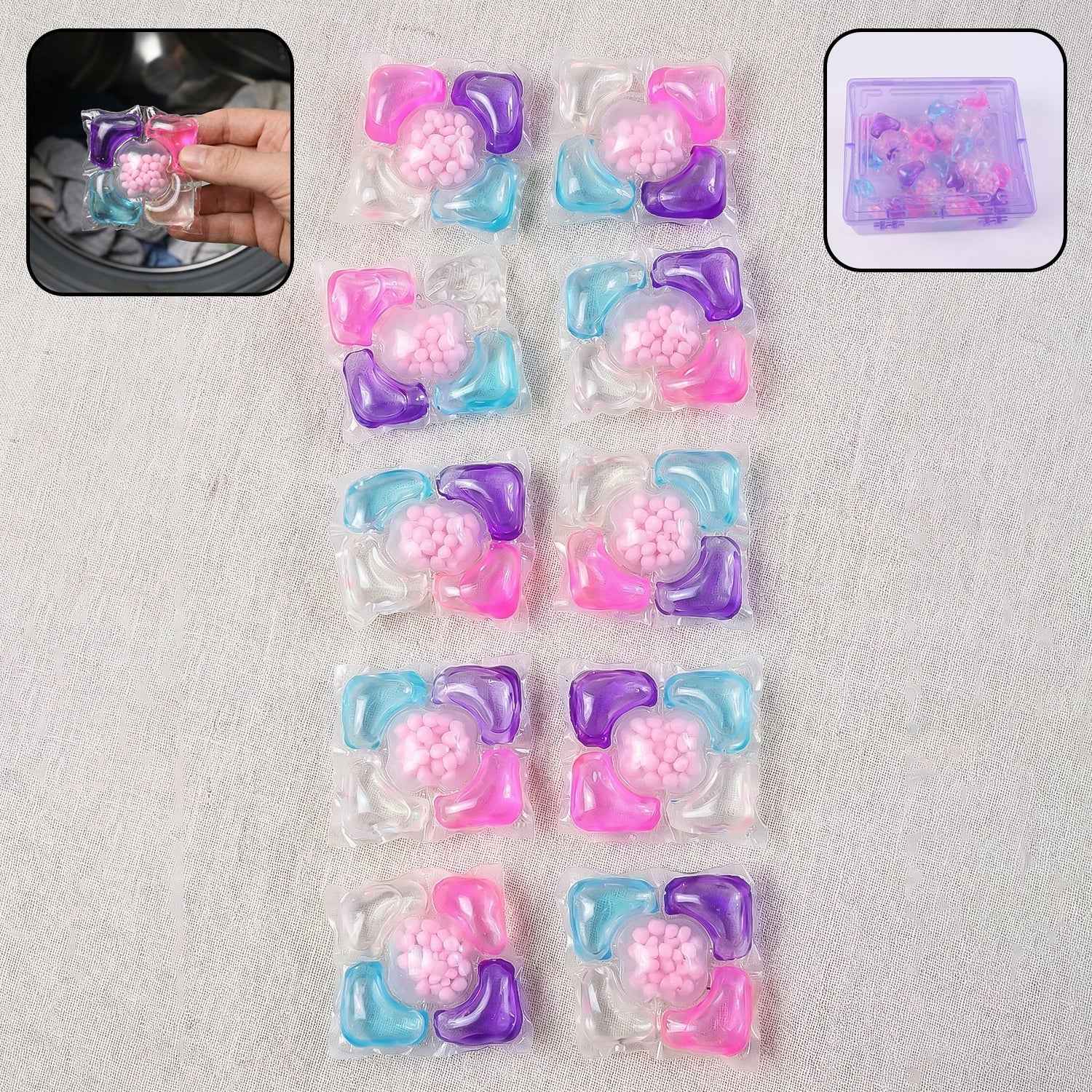 Laundry Detergent Pods – 10 Pre-Measured Stain Removal Capsules