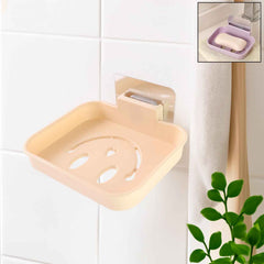 Wall Mounted Soap Dish Holder – Self Adhesive with Drainage