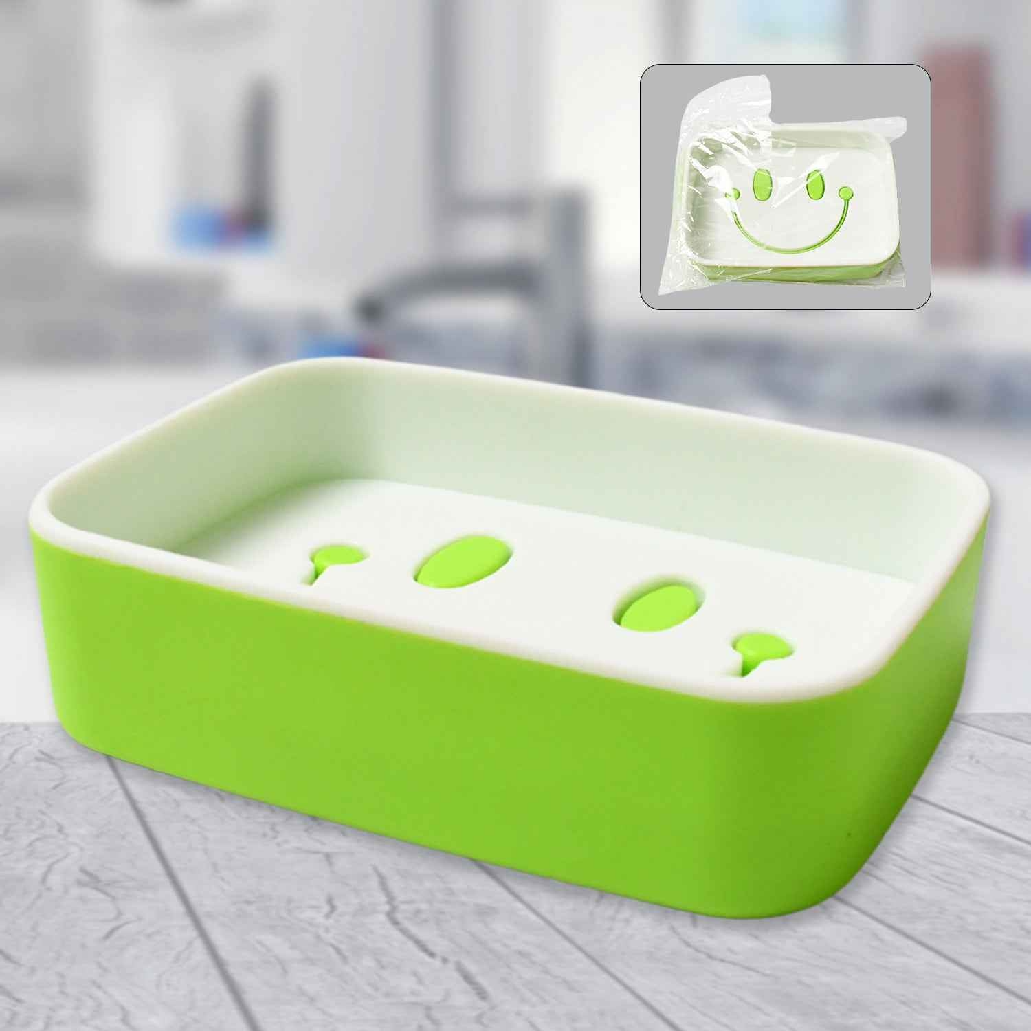 Portable Travel Soap Dish Box – Cute Smiley Face & Draining Design