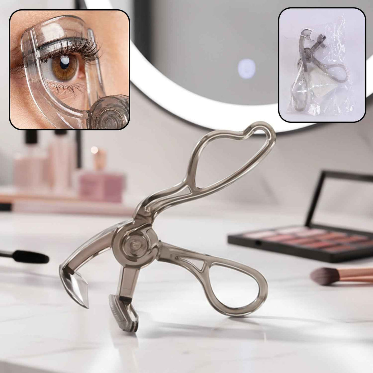 Transparent Eyelash Curler – Gentle Lash Lifting & Styling Tool